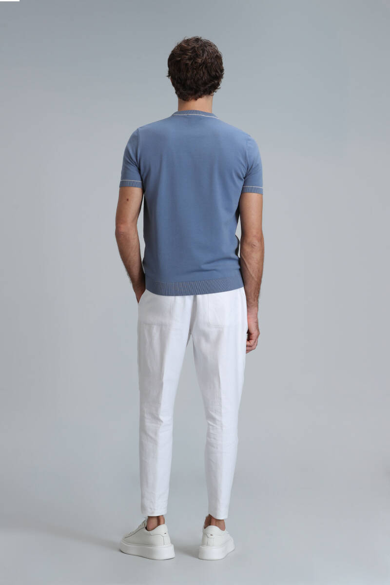 Tıno Men's Sweater Dark Blue - 6