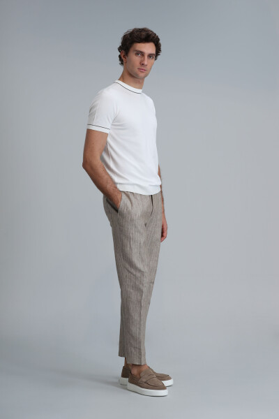 Tıno Men's Sweater Ecru - 5