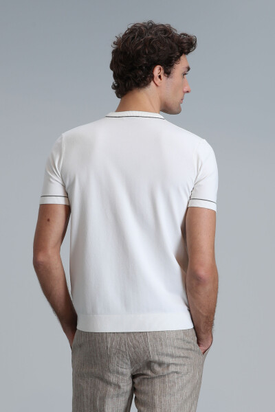 Tıno Men's Sweater Ecru - 6