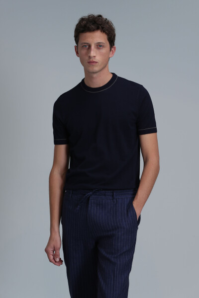 Tıno Men's Sweater Navy Blue 