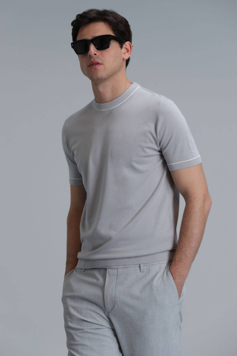 Tıno Men's Sweater Stone - 1