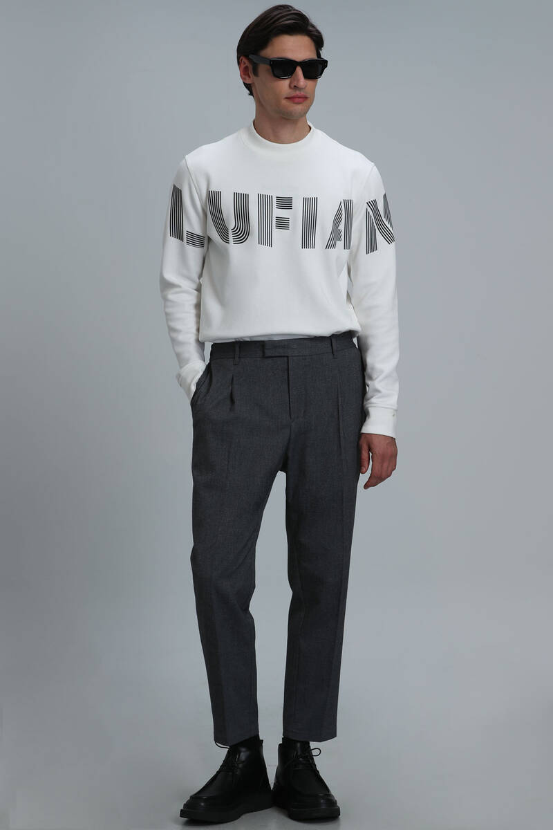 Todillo Erkek Sweatshirt Kırık Beyaz - 2