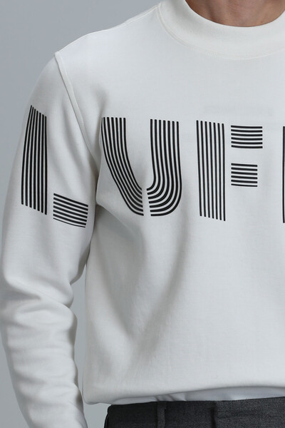 Todillo Erkek Sweatshirt Kırık Beyaz - 3