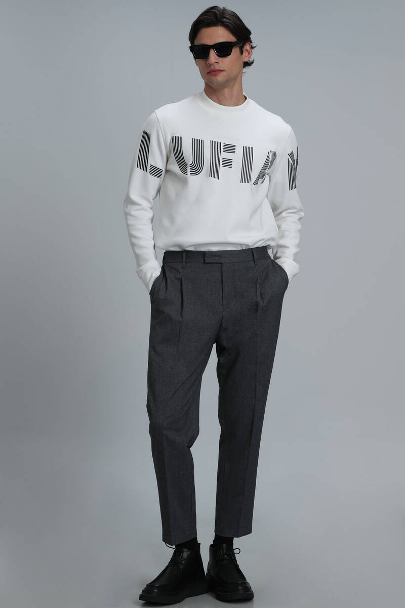 Todillo Erkek Sweatshirt Kırık Beyaz - 4