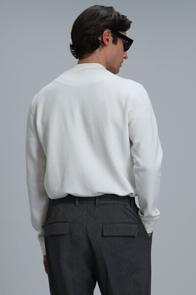 Todillo Erkek Sweatshirt Kırık Beyaz - 6
