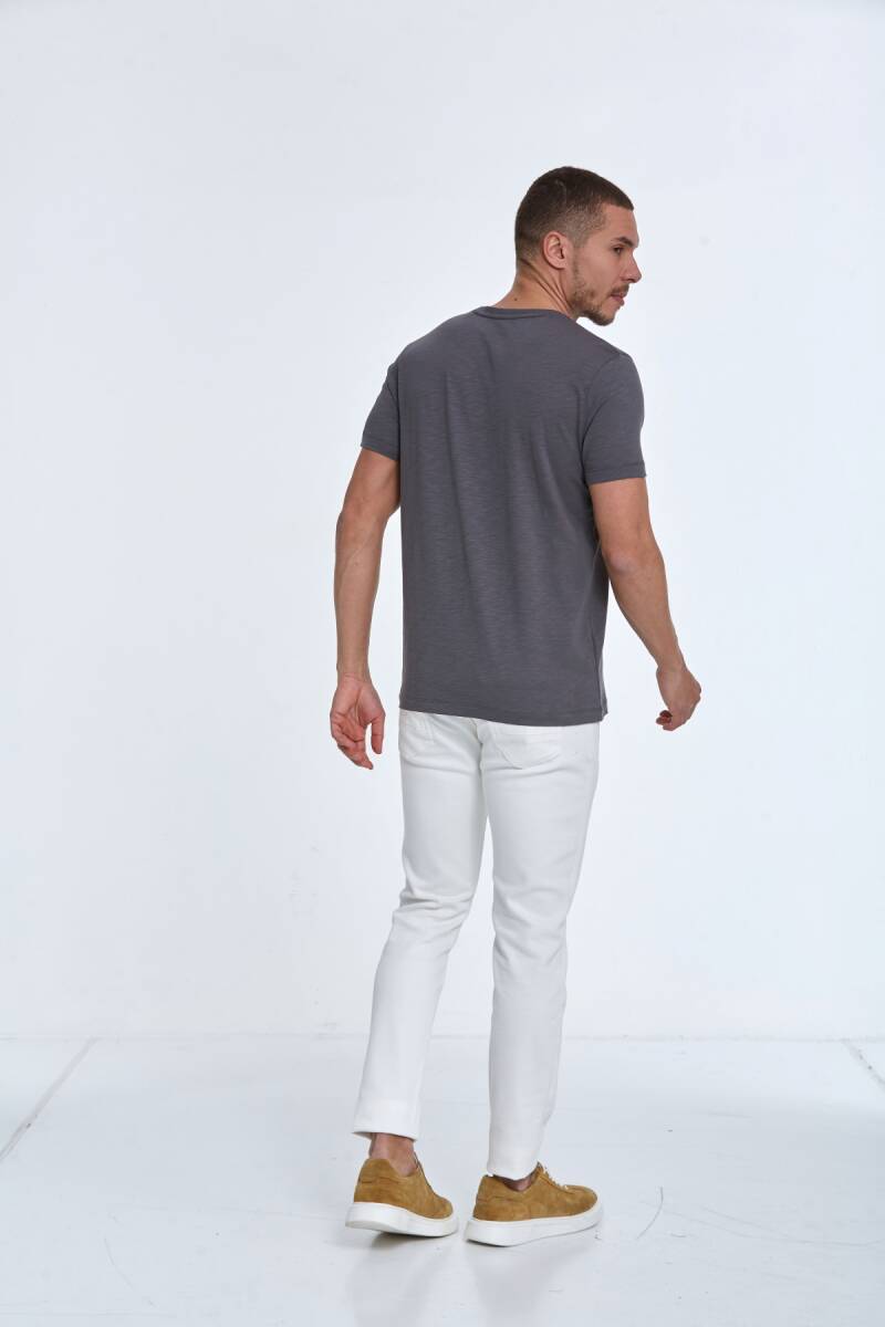 Tom Printed Men's T-Shirt Anthracite - 5