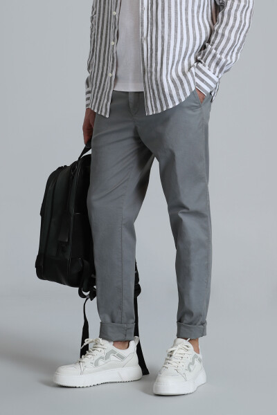 Tom Smart Erkek Chino Pantolon Slim Fit Yeşil - 2