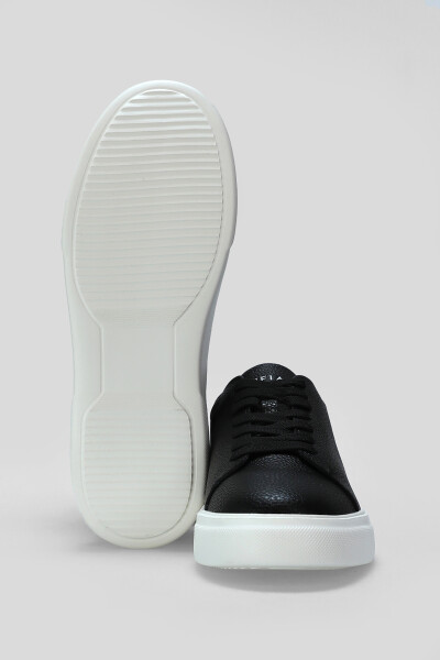 Tommy Erkek Sneaker Ayakkabı Siyah - 5
