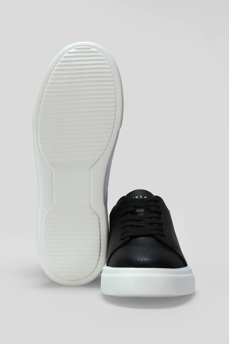 Tommy Erkek Sneaker Ayakkabı Siyah - 5