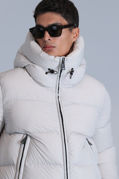 Tommy Goose Down Men's Jacket Stone - 3