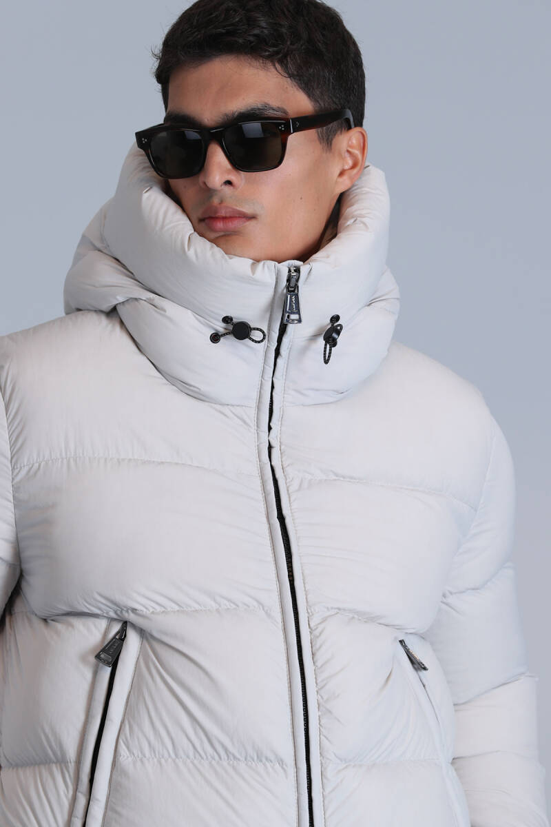 Tommy Goose Down Men's Jacket Stone - 3