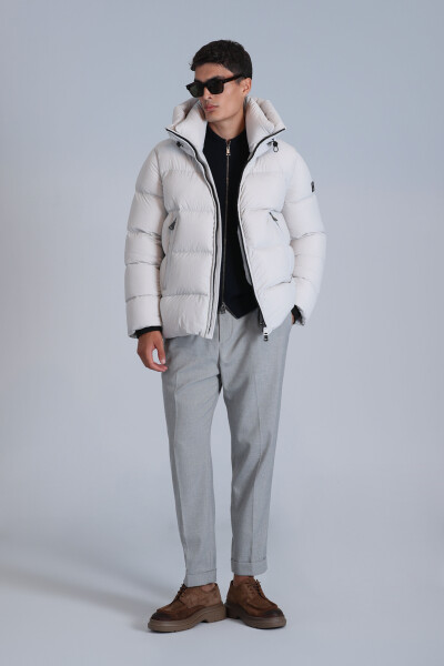 Tommy Goose Down Men's Jacket Stone - 4