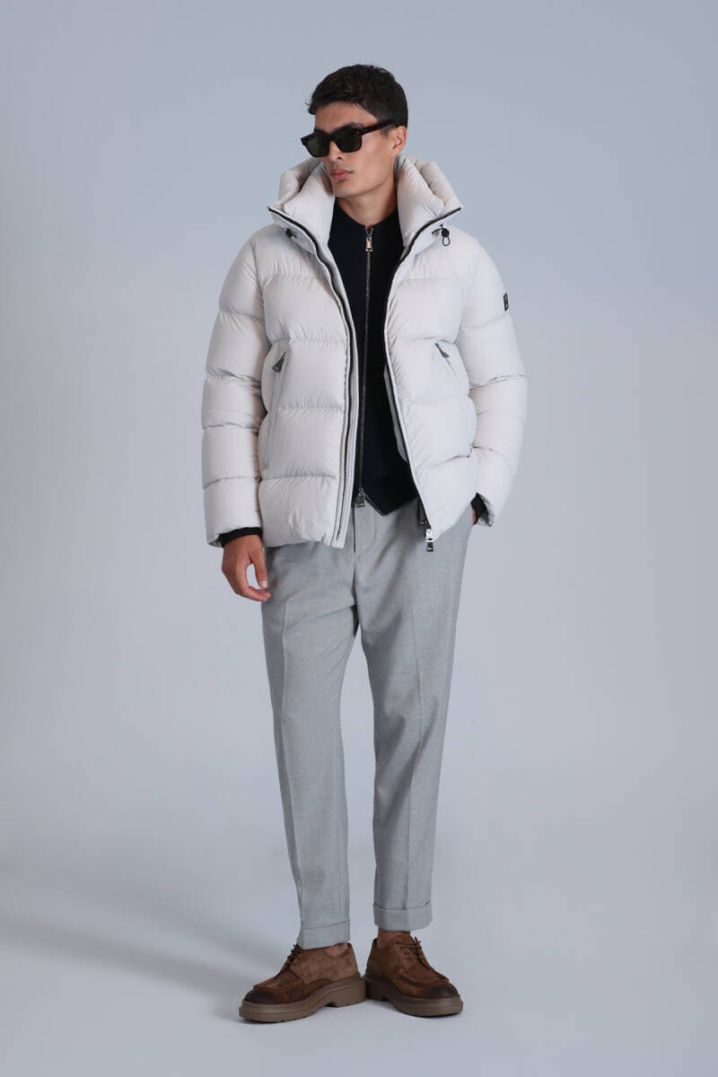 Tommy Goose Down Men's Jacket Stone - 4