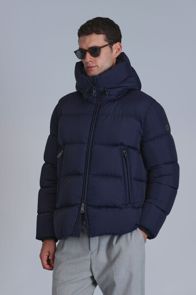 Tommy Goose Down Men's Jacket Navy Blue - 5