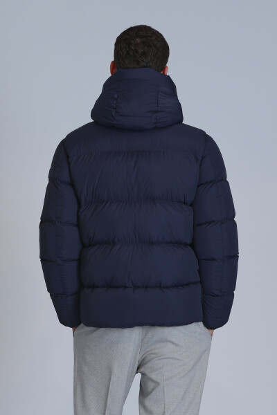 Tommy Goose Down Men's Jacket Navy Blue - 6