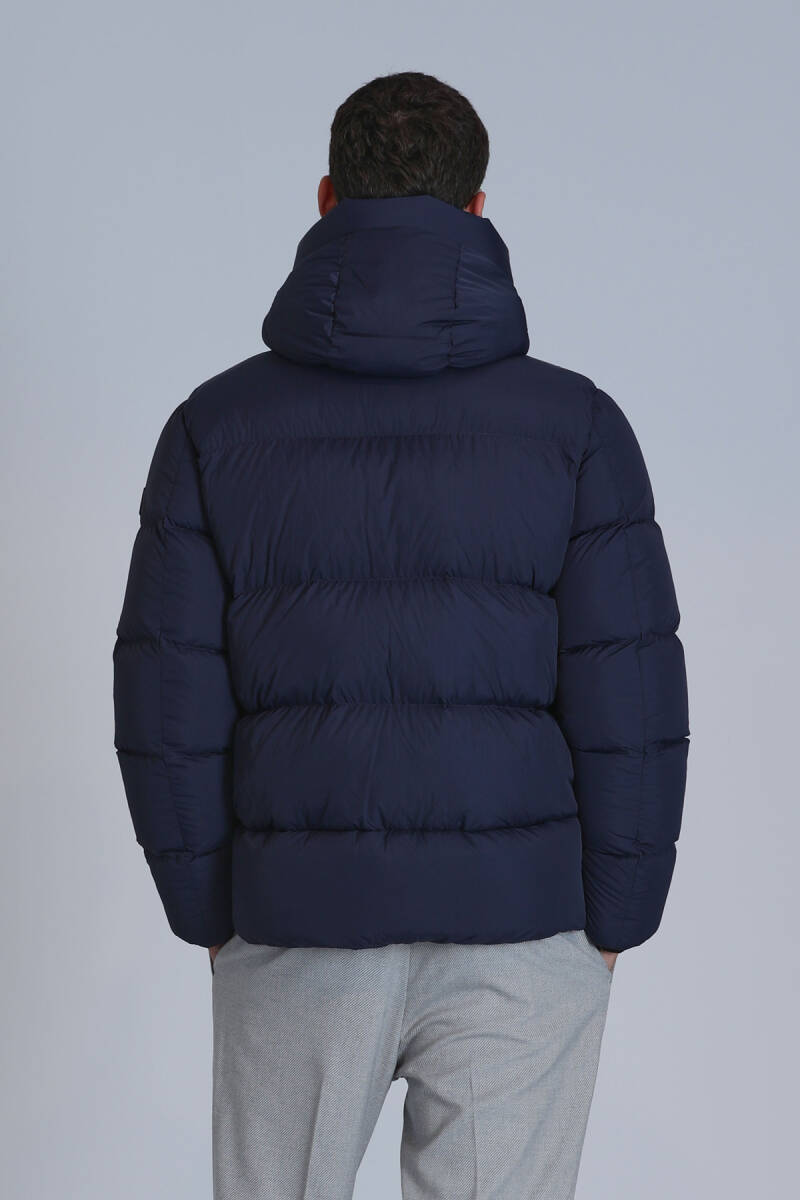 Tommy Goose Down Men's Jacket Navy Blue - 6