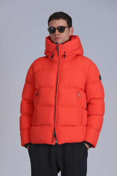 Tommy Goose Down Men's Jacket Orange - 3