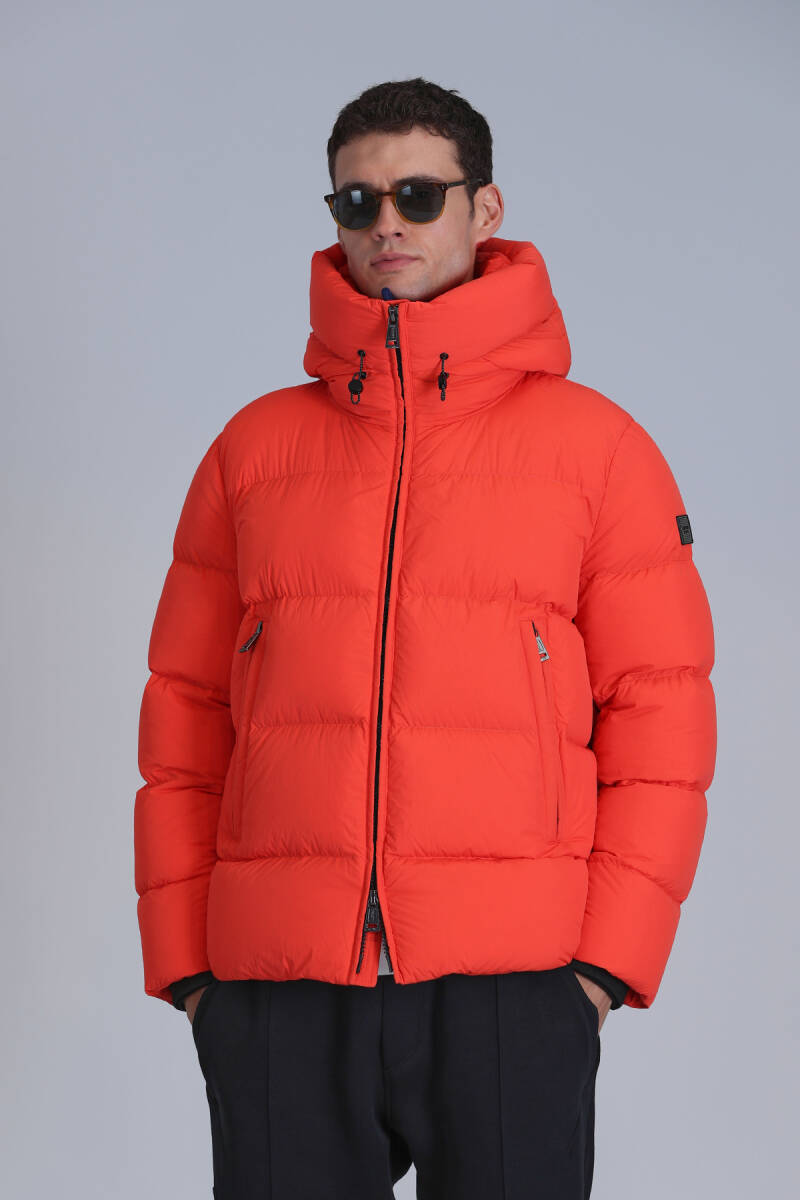 Tommy Goose Down Men's Jacket Orange - 3