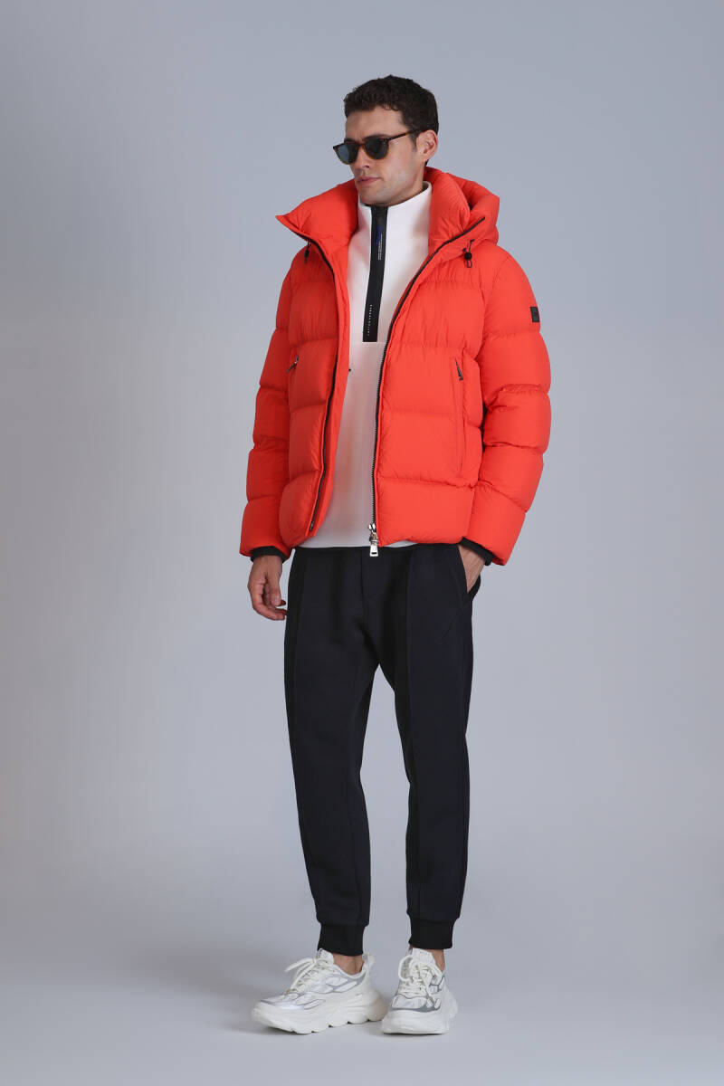 Tommy Goose Down Men's Jacket Orange - 4