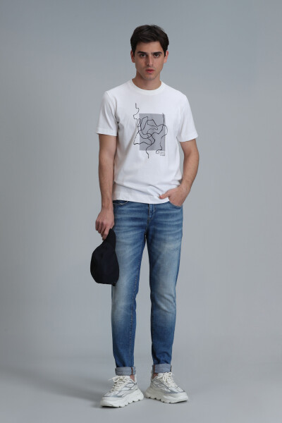 Tomy Smart Jean Erkek Pantolon Slim Fit Mavi - 5