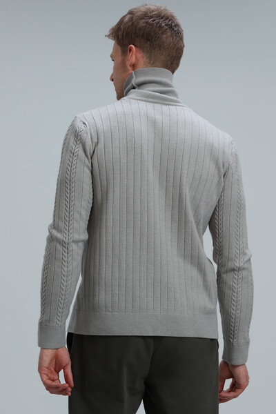 Tony Men's Sweater Light Gray - 6