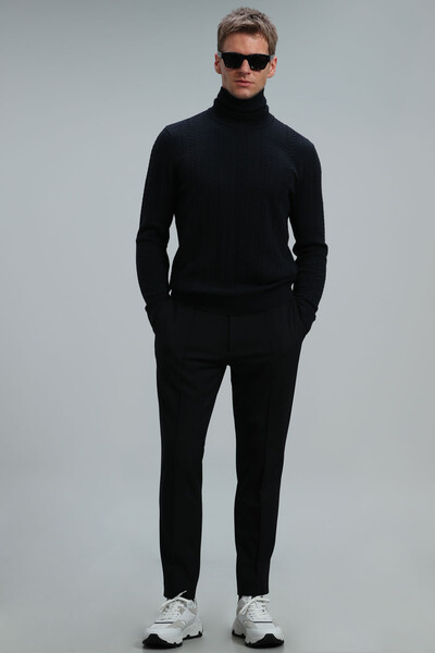 Tony Men's Sweater Navy Blue - 2