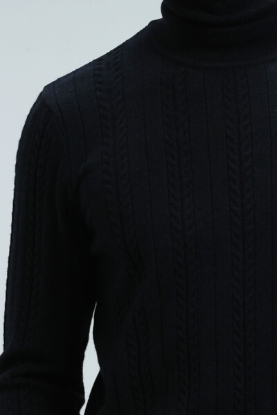 Tony Men's Sweater Navy Blue - 3