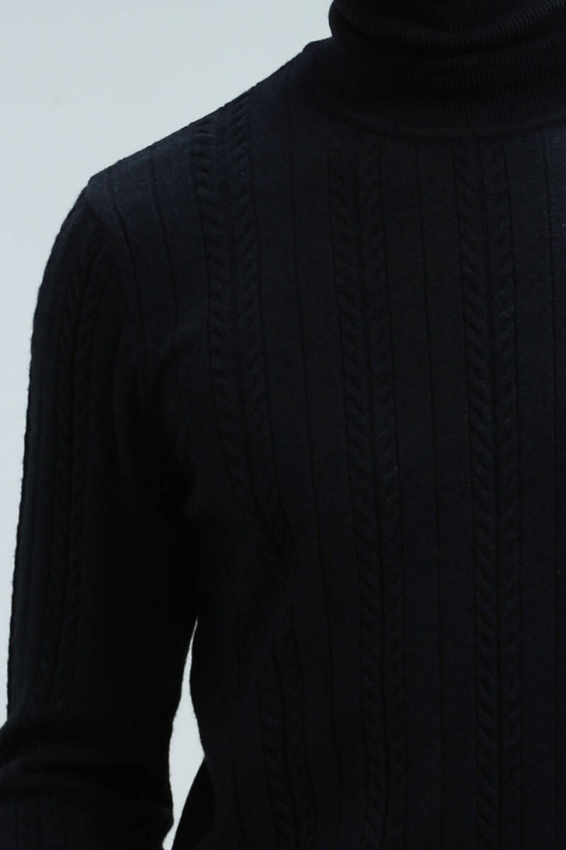 Tony Men's Sweater Navy Blue - 3