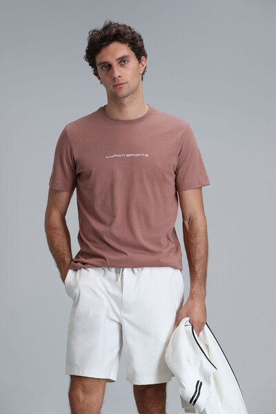Tony Modern Graphic T- Shirt Cinnamon 