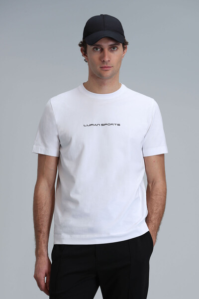 Tony Modern Graphic T- Shirt White 