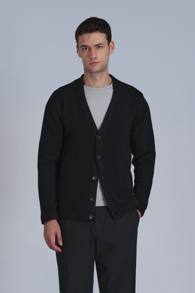 Toscano Men's Cardigan Black 