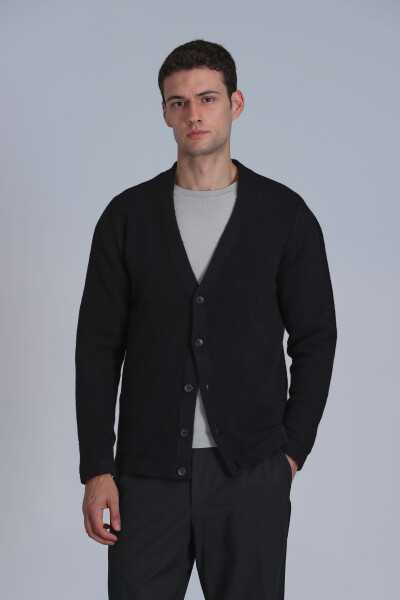Toscano Men's Cardigan Black - 2