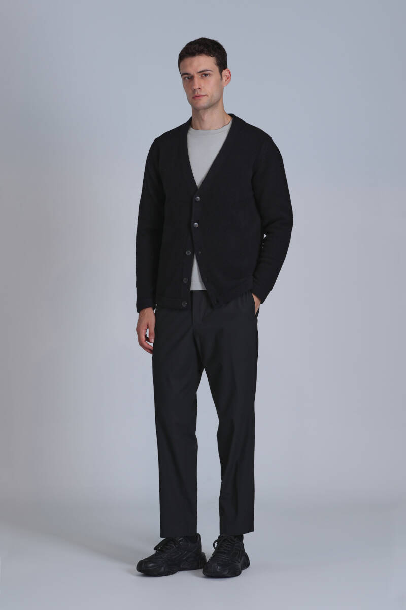 Toscano Men's Cardigan Black - 4