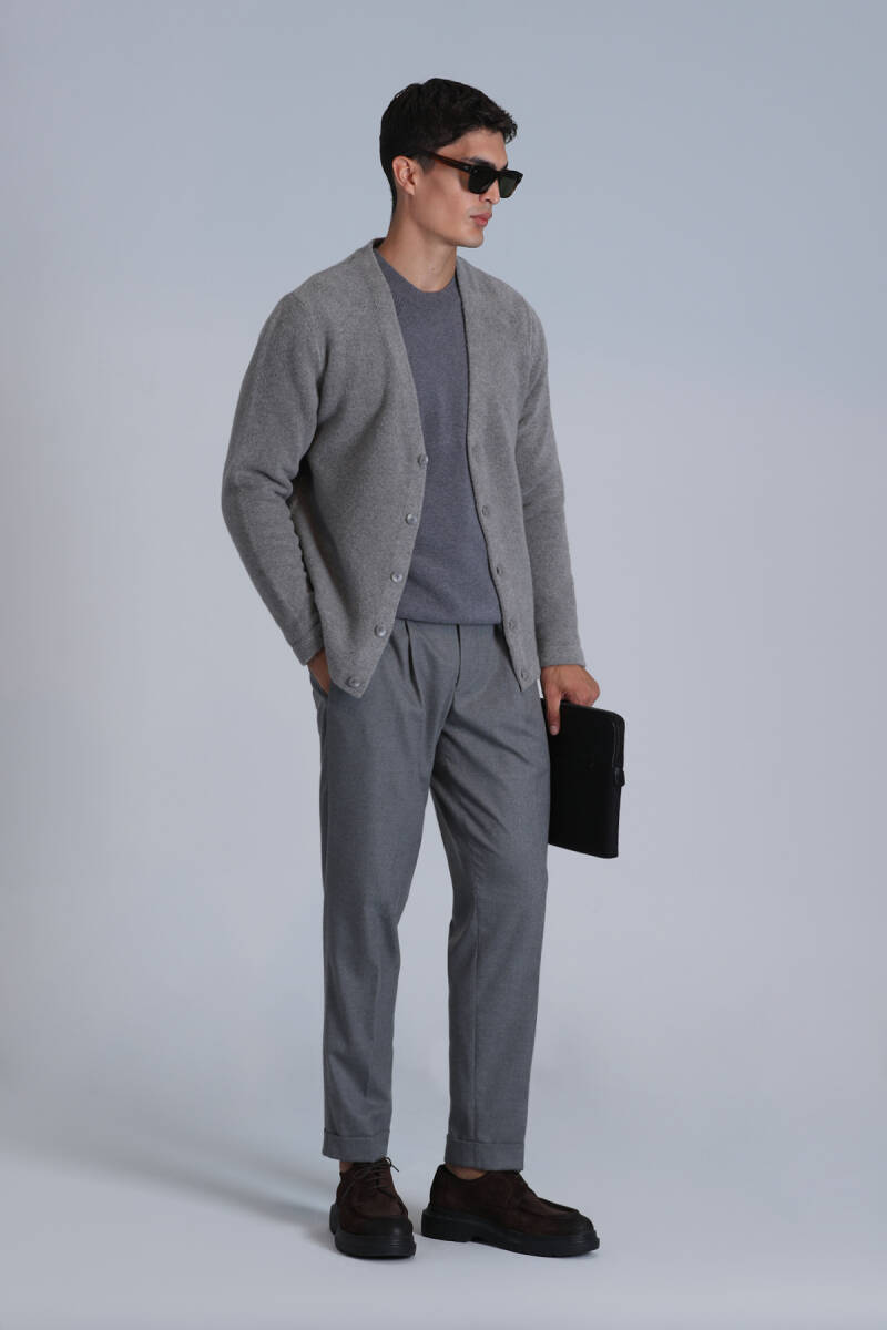 Toscano Men's Cardigan Mink - 2