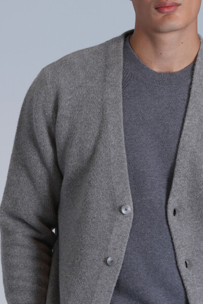 Toscano Men's Cardigan Mink - 3