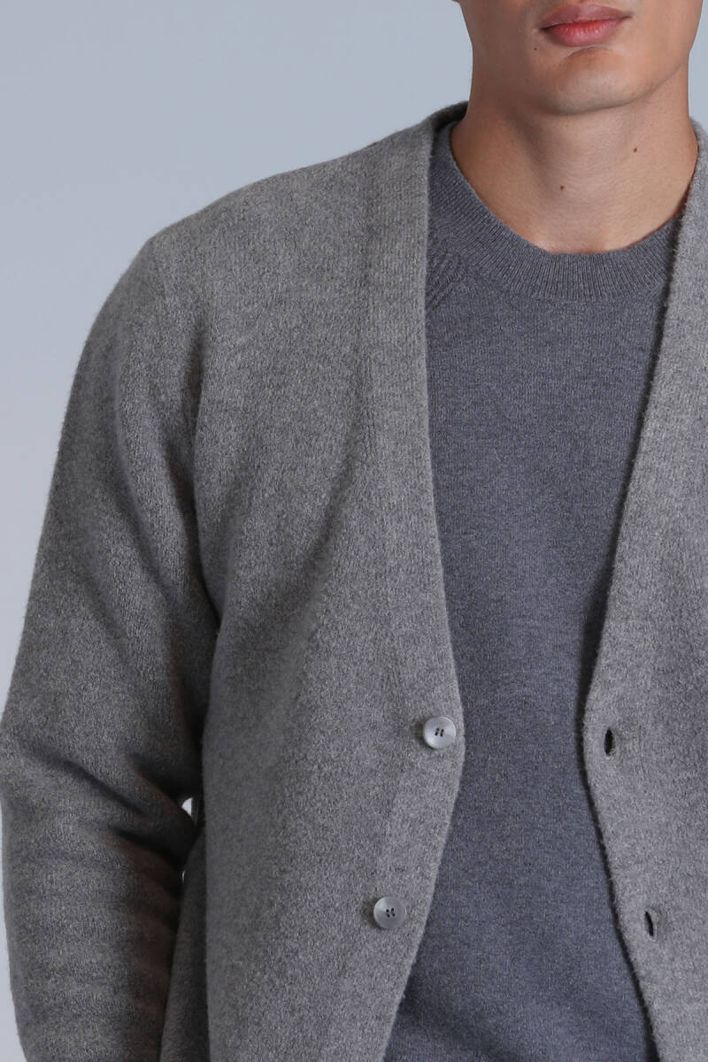 Toscano Men's Cardigan Mink - 3