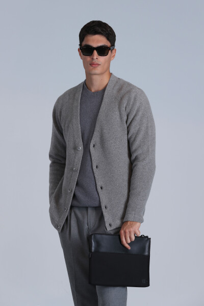 Toscano Men's Cardigan Mink - 5