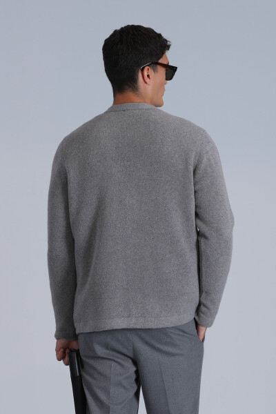 Toscano Men's Cardigan Mink - 6