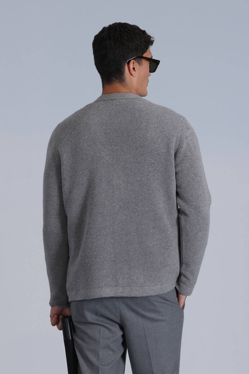 Toscano Men's Cardigan Mink - 6