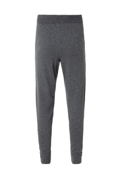 Troy Antrasit Renk Kaşmirli Triko Jogger Pantolon - 3