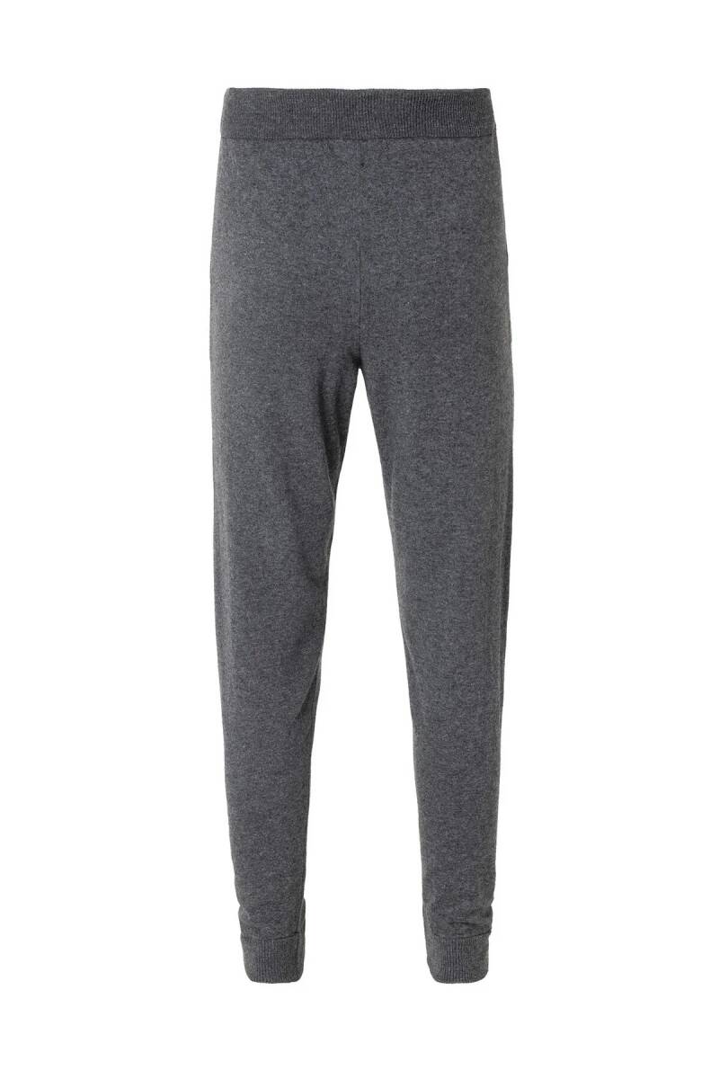 Troy Antrasit Renk Kaşmirli Triko Jogger Pantolon - 3