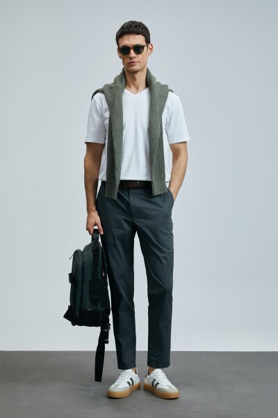 Tuna Modern Grafik T- Shirt Beyaz - 5