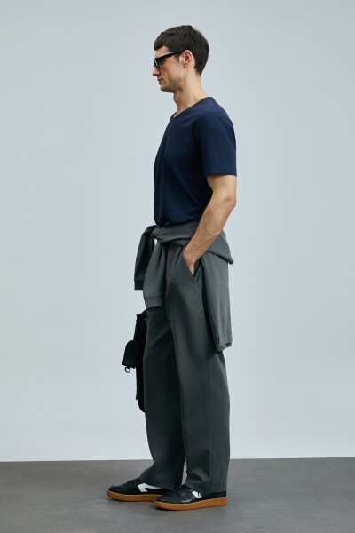 Tuna Modern Grafik T- Shirt Lacivert - 4