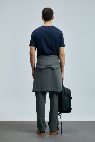 Tuna Modern Grafik T- Shirt Lacivert - 6