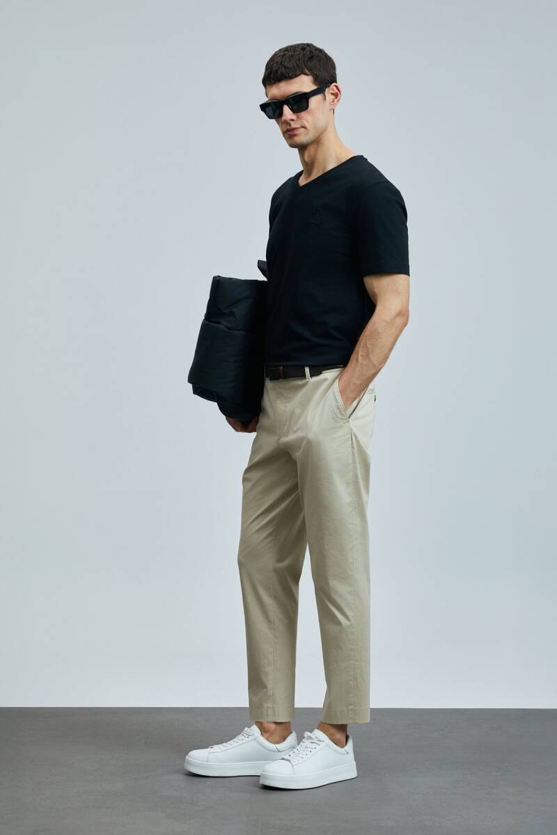 Tuna Modern Grafik T- Shirt Siyah - 4