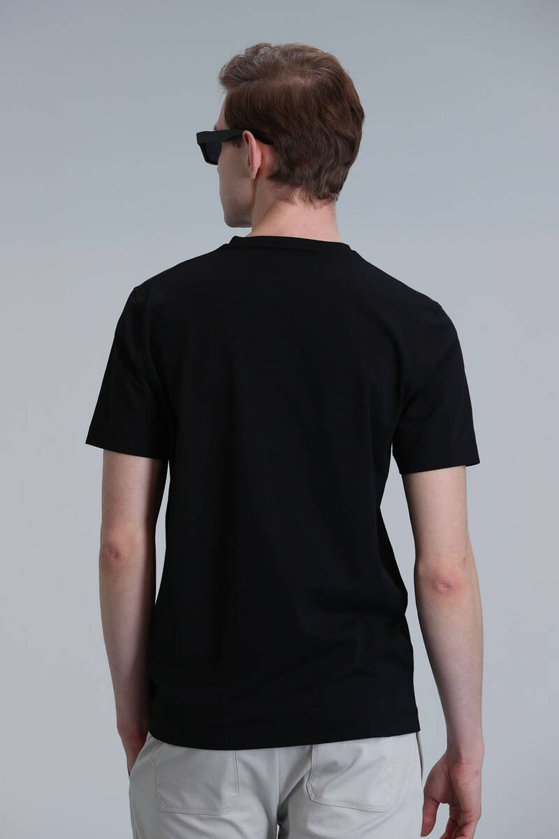 Tuna Modern Graphic T-Shirt Black - 6
