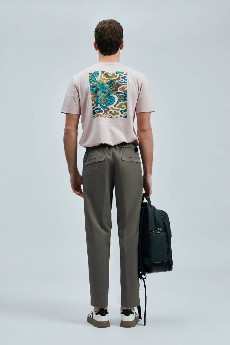 Valor Modern Grafik T- Shirt Pembe - 6