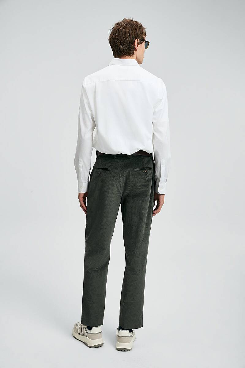 Veran Erkek Basic Gömlek Regular Fit Beyaz - 6