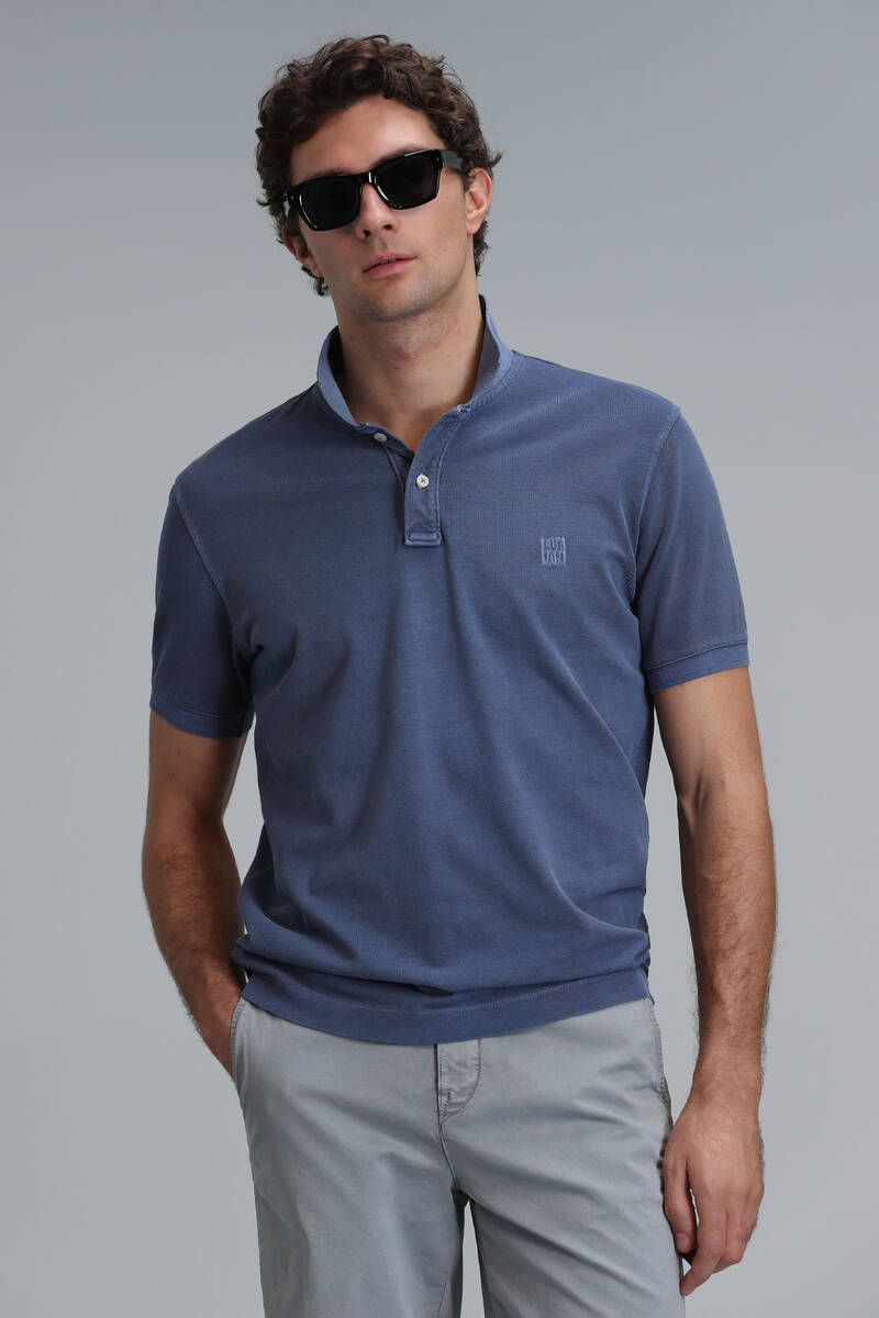 Vernon Smart Erkek Polo Tişört Açık Lacivert - 3