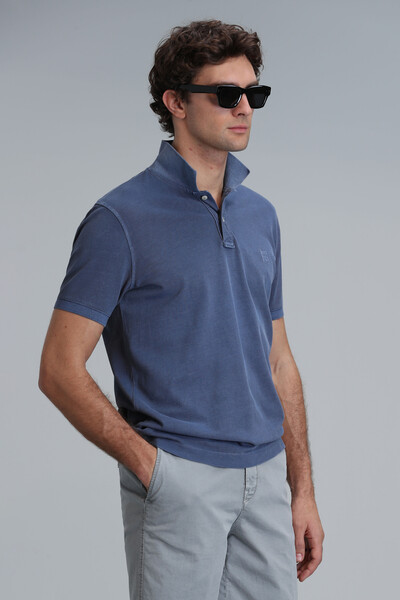 Vernon Smart Erkek Polo Tişört Açık Lacivert - 5